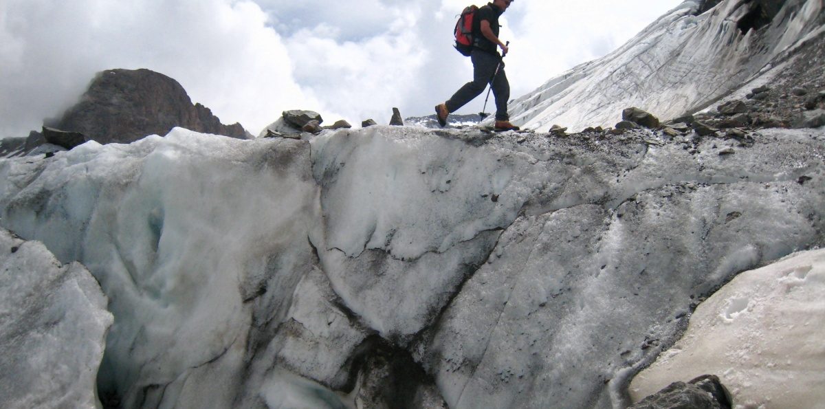 瑞士｜聖模里茲女妖山冰河健行，體驗如履薄冰刺激快感