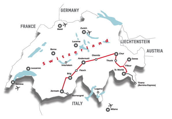 瑞士｜冰河列車其實看不到冰河，為何旺季依然一位難求？