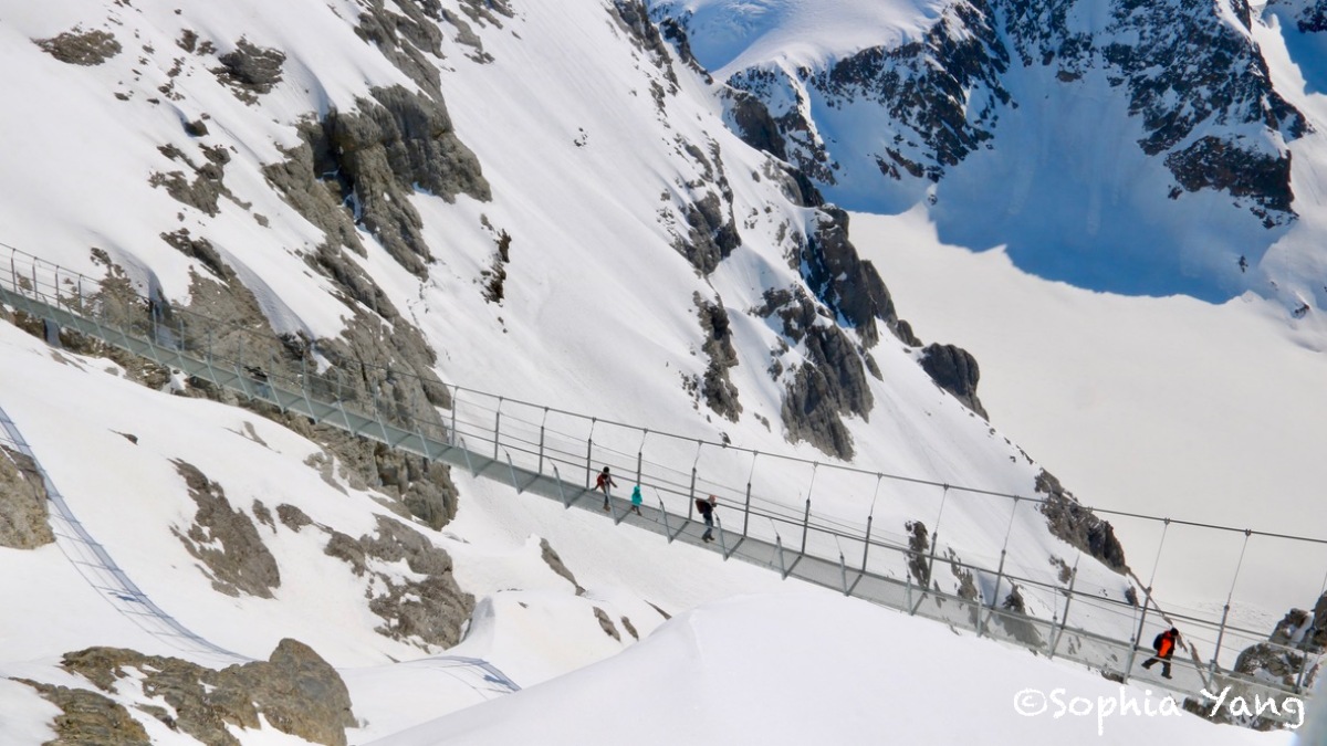 瑞士｜鐵力士山360度旋轉纜車賞景無礙，懸崖吊橋天空步道超壯麗