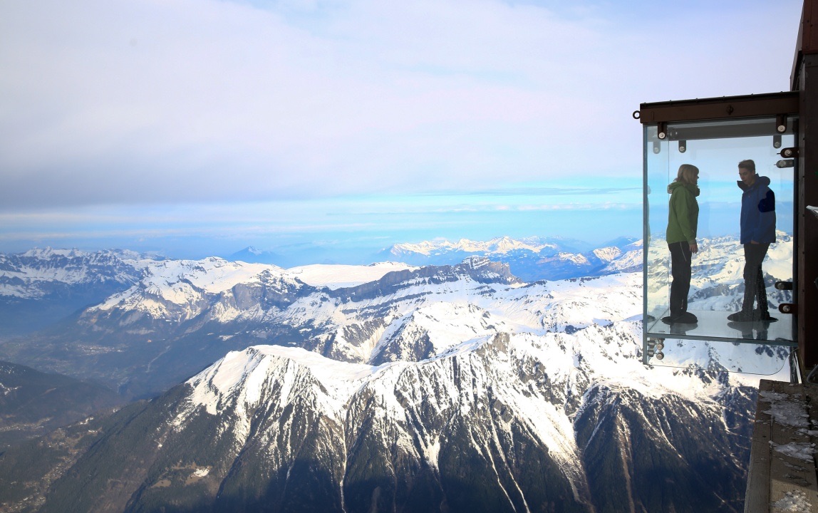 法國｜登南針峰眺歐洲最高峰－白朗峰，飄浮空中的盒子也太驚悚